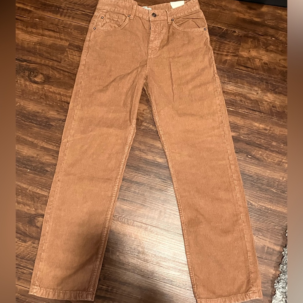 Free People We The Free Corduroy Pants - PAX Mid Rise Slim Boyfriend